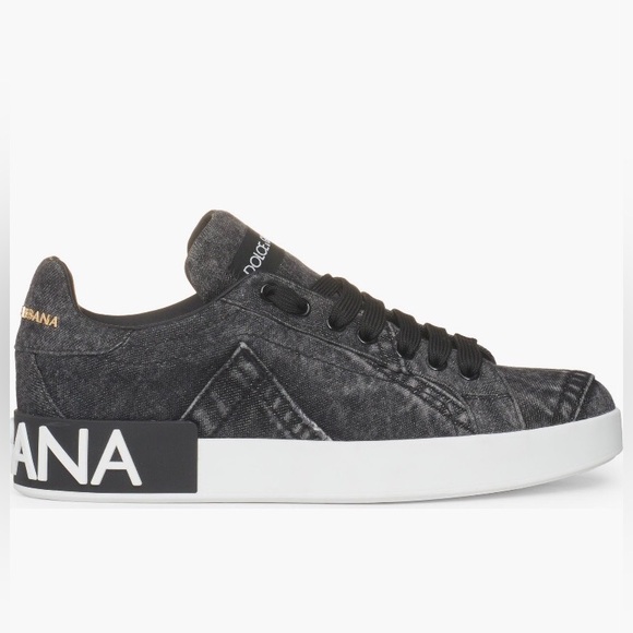 NIB $695 Dolce & Gabbana Portofino Denim Sneaker in size 7US / 37EU! - Picture 3 of 7